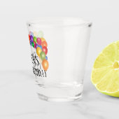 カスタムな誕生日の打撃 ショットグラス (右)