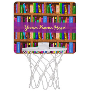 カスタムな読者のための図書館の本棚パターン ミニバスケットボールゴール