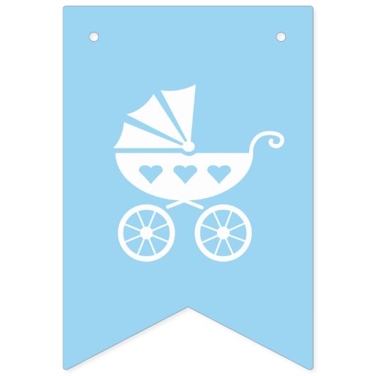 カスタムな警官のベビーシャワーの旗布の旗の旗 バンティングフラッグ (第2の旗)