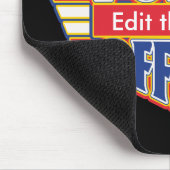 カスタムな警官 マウスパッド (コーナー)