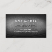 カスタムな豚革のフットボールの質の男らしいビジネス 名刺 (裏面)