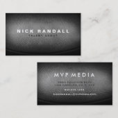 カスタムな豚革のフットボールの質の男らしいビジネス 名刺 (正面/裏面)