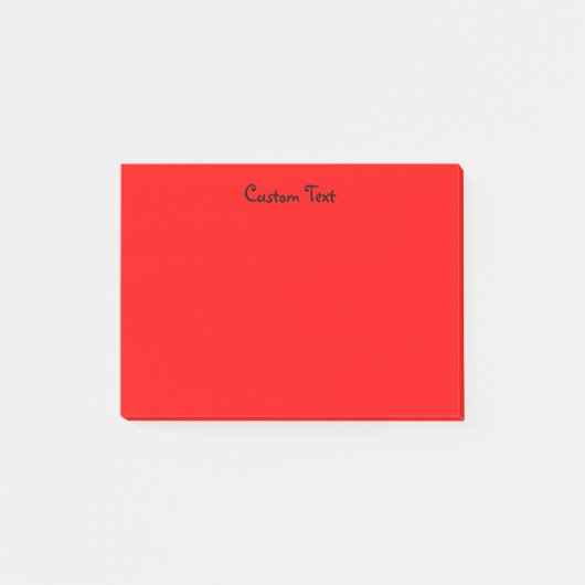 カスタムな赤 ポストイット (正面)