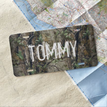 カスタムな運転免許証のプレート-狩りのカムフラージュ