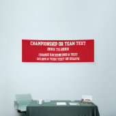 カスタムな選手権の旗あなたの色および文字 横断幕 (トレードショー)