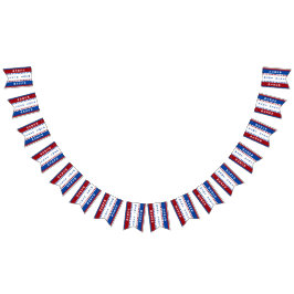 カスタムな選挙の旗 バンティングフラッグ