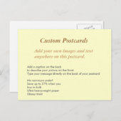 カスタムな郵便はがき ポストカード (正面/裏面)