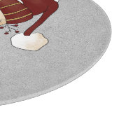 カスタムな雪だるまの冬のクリスマス カッティングボード (角)