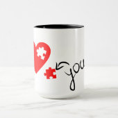 カスタムな黒15のozの信号器ニース適合のマグZAZZ_IT マグカップ (中央)