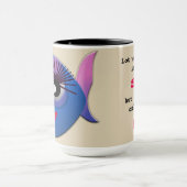 カスタムな黒15 ZAZZ_ITによるozの信号器の魚98のマグ マグカップ (中央)