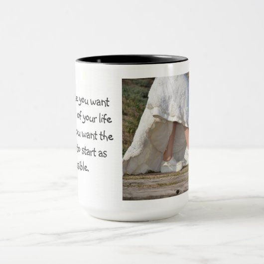 カスタムな黒ZAZZ_ITによる15のozの信号器のマグLove1 マグカップ (中央)