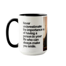 カスタムな黒ZAZZ_ITによる15のozの信号器のマグSmile77