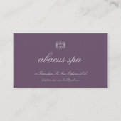 カスタムな1面シンプルしかし空想の挨りだらけのプラム 名刺 (正面)