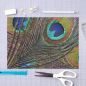 カスタムな10lbティッシュペーパー、孔雀の羽 薄葉紙 (クラフト)