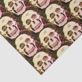 カスタムな10lbティッシュペーパー、白いスカル 薄葉紙 (詳細)