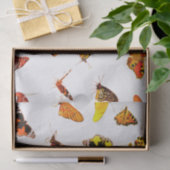 カスタムな10lbティッシュペーパー、白い蝶 薄葉紙 (ギフト)