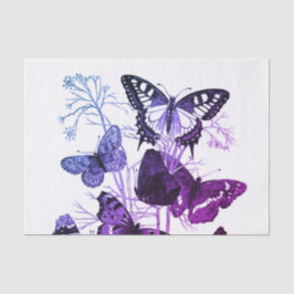 カスタムな10lbティッシュペーパー、白い蝶 薄葉紙