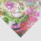 カスタムな10lbティッシュペーパー、音楽的な花 薄葉紙 (詳細)