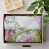 カスタムな10lbティッシュペーパー、音楽的な花 薄葉紙 (ギフト)