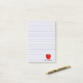 カスタムなAppleは先生の付箋を並べます ポストイット (デスク上)