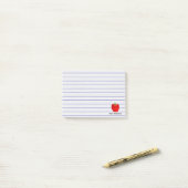 カスタムなAppleは先生の付箋を並べます ポストイット (デスク上)