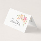 カスタムなBohoは折目カード感謝していしています (正面)