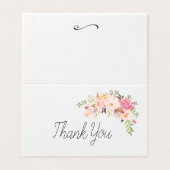 カスタムなBohoは折目カード感謝していしています (外部フラット)