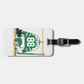 カスタムなDGのアイスホッケージャージー ラゲッジタグ (正面横)