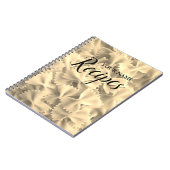 カスタムなfarfalleのパスタの写真のレシピの螺線形ノート ノートブック (左側)