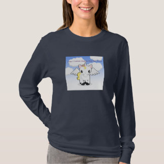 カスタムなHaikooの動物園の女性長袖のワイシャツ Tシャツ