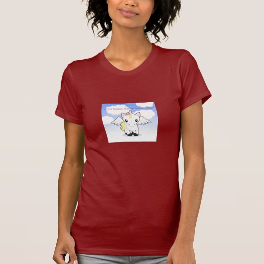 カスタムなHaikooの動物園の女性Tシャツ Tシャツ (正面)