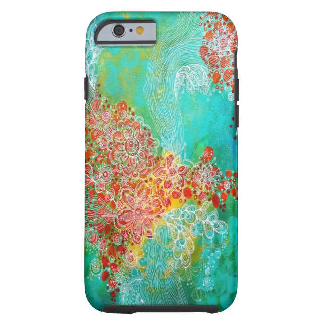 カスタムなiPhone6ケースの堅い場合-ささやき Case-Mate iPhoneケース (裏面)