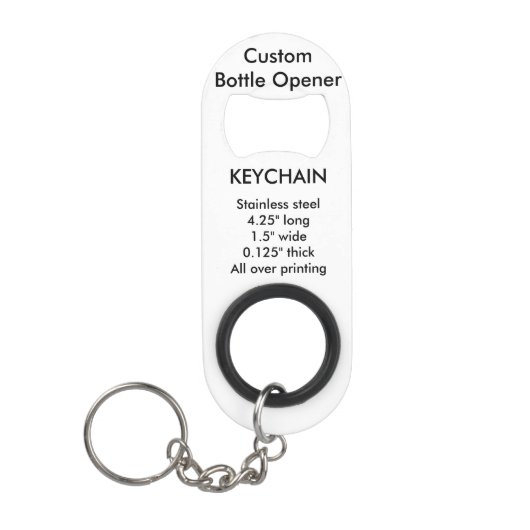 カスタムなKeychainの栓抜き キーホルダー栓抜き (正面)