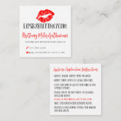 カスタムなLipSenseの名刺 スクエア名刺 (正面/裏面)