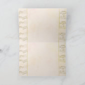 カスタムなoboeおよびピアノデザイン カード (内部)