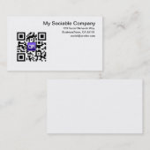 カスタムなQRコード名刺 名刺 (正面/裏面)