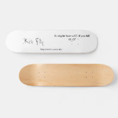 カスタムなskatebord スケートボード (横)