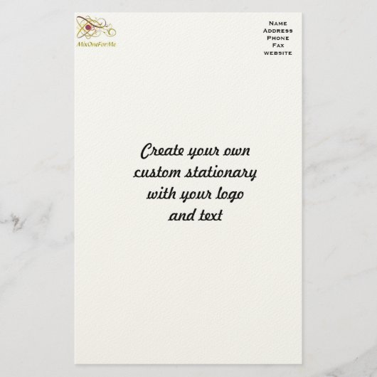 カスタムなStaionary 便箋 (正面)