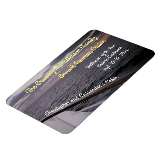 カスタムなStateroomのドアのマーカーの上の朝 マグネット (左側)