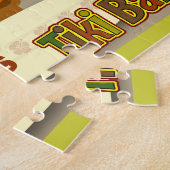 カスタムなTikiのバーの印 ジグソーパズル (側面)