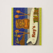 カスタムなTikiのバーの印 ジグソーパズル (縦)