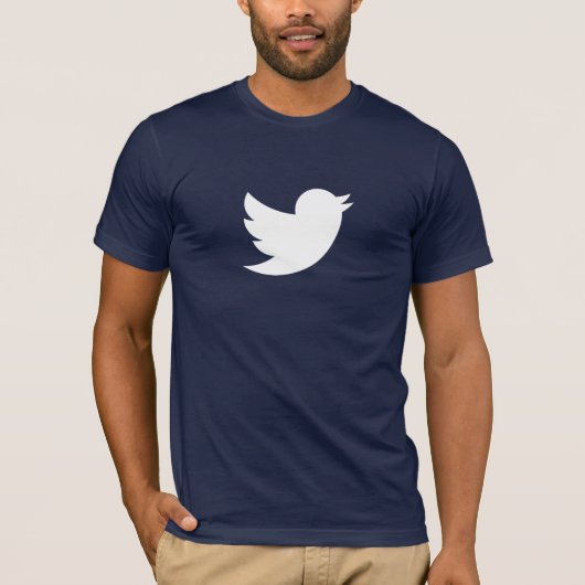 カスタムなTwitterのワイシャツ Tシャツ (正面)