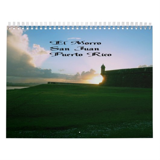 カスタムによって印刷されるカレンダーのカリブ島 カレンダー (カバー)