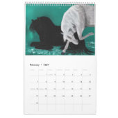 カスタムによって印刷されるカレンダー、ユニコーン、馬、馬 カレンダー (2月 2027)