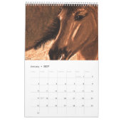 カスタムによって印刷されるカレンダー、ユニコーン、馬、馬 カレンダー (1月 2027)