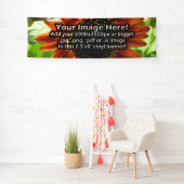 カスタムによって印刷されるビニールのフルカラーの印刷広く8' 横断幕 (インサイチュ)