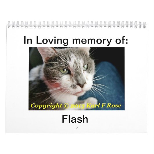 カスタムによって印刷される猫のカレンダー カレンダー (カバー)