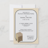 カスタムによって印刷されるCajonのドラムパーティの招待状 招待状 (裏面)