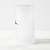 カスタムによって曇らされるビールガラス16ozのマグ フロストグラスビールジョッキ (中央)