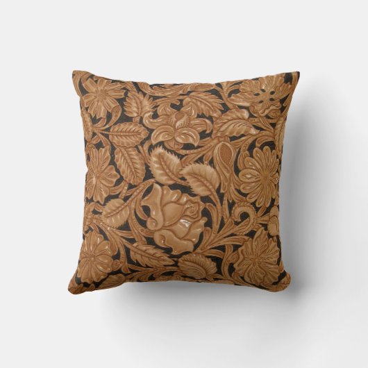 カスタムによって用具を使われる革イメージの枕 クッション (裏面)